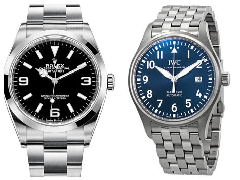 Rolex explorer 40 or IWC Mark XX 